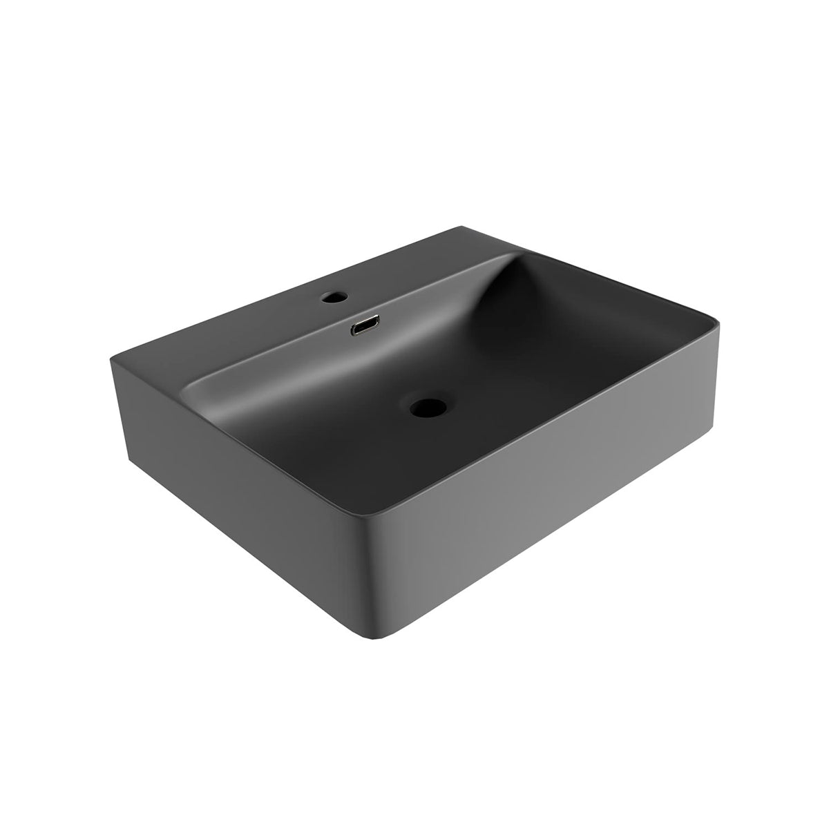 Lavamanos moderno negro Boston - Thebath