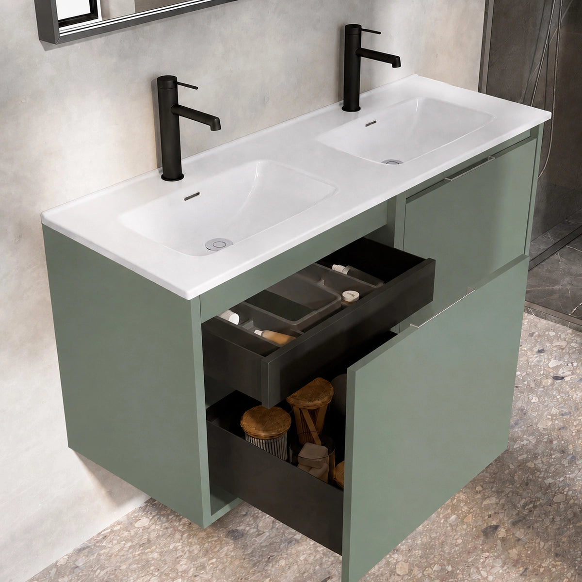 Meuble bain suspendu Atelier