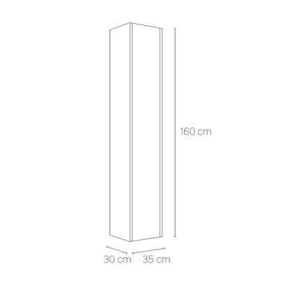 Meuble colonne auxiliaire de salle de bain Albor