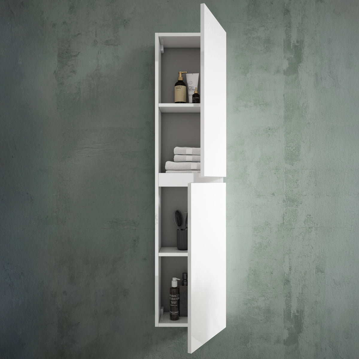 Meuble auxiliaire suspendu de salle de bain moderne Porto