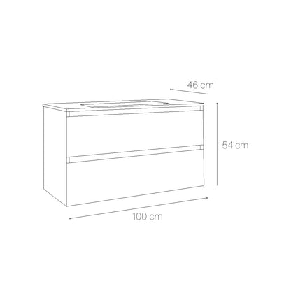 Armoire de salle de bain suspendue Aruba