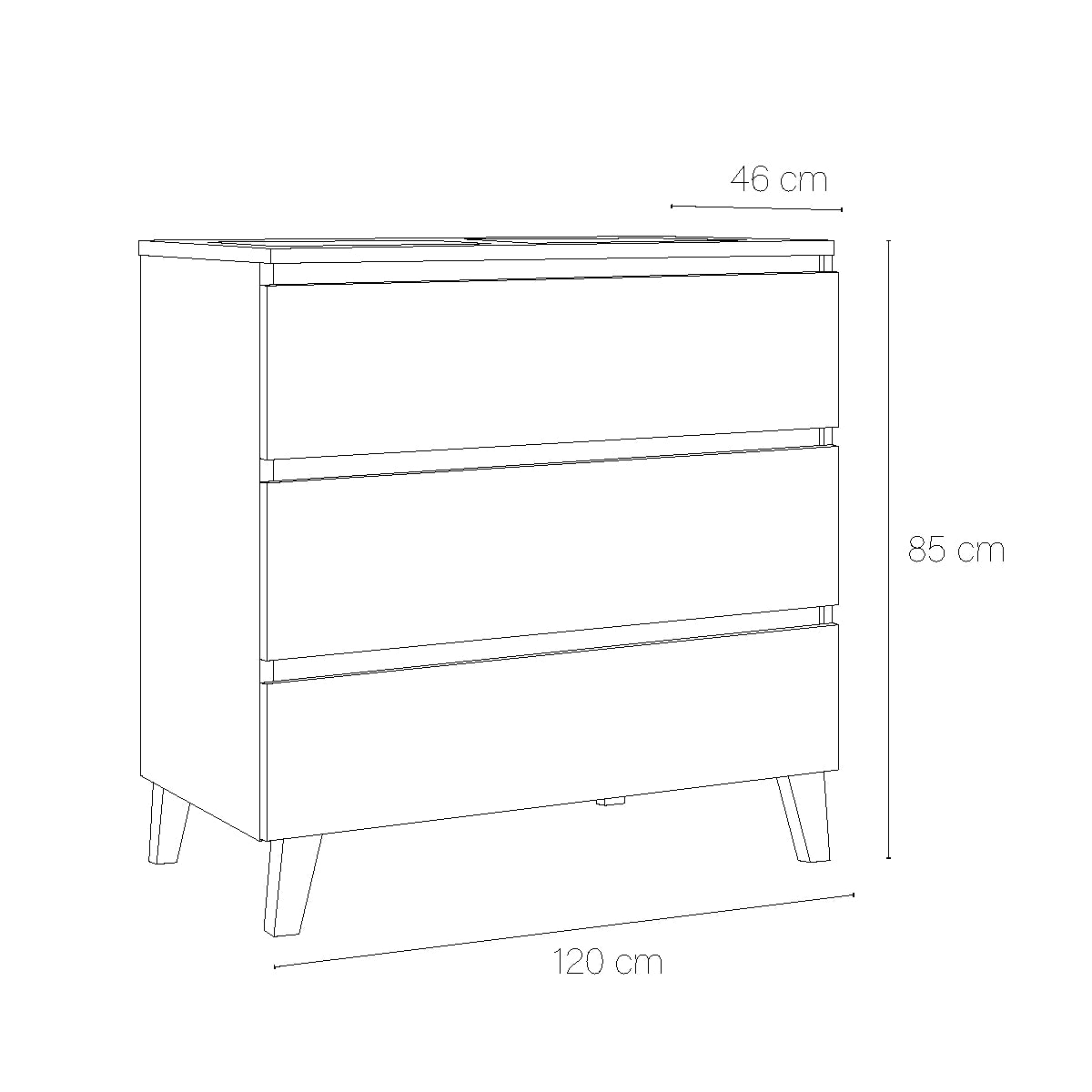 Meuble avec lavabo pour salle de bain Aruba