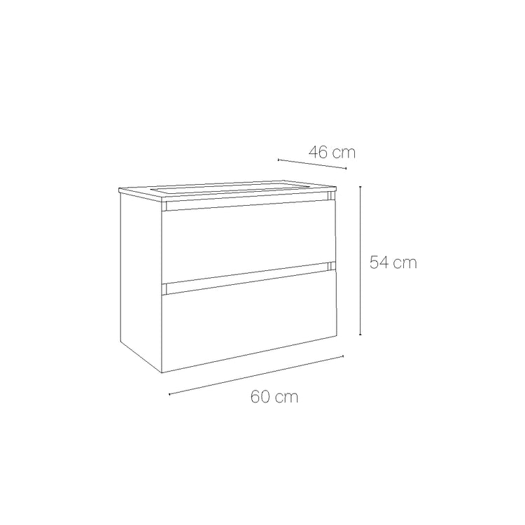 Armoire de salle de bain suspendue Aruba