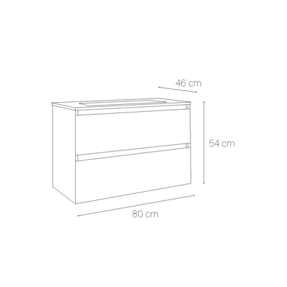 Armoire de salle de bain suspendue Aruba