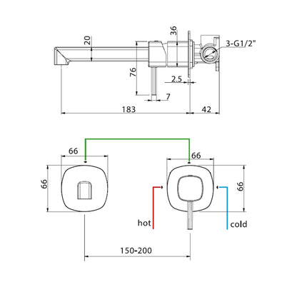 Robinet encastré IMEX Toscana
