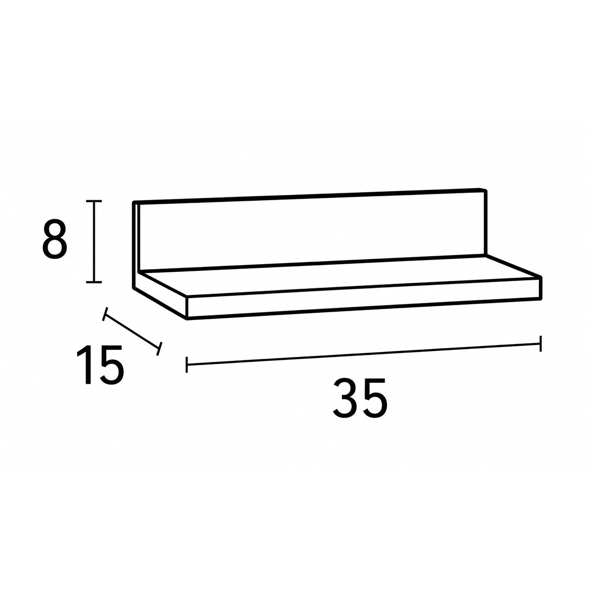 Repise organisatrice de salle de bain Landes