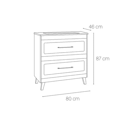 Meuble de salle de bain vintage Vintage top