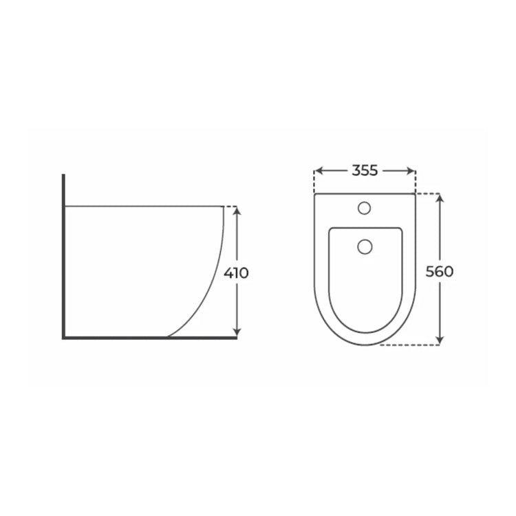 Bidet compact Elba