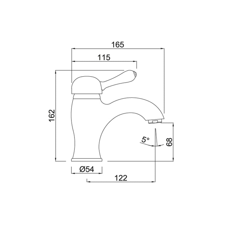 Robinet d´évier Vintage Carmen