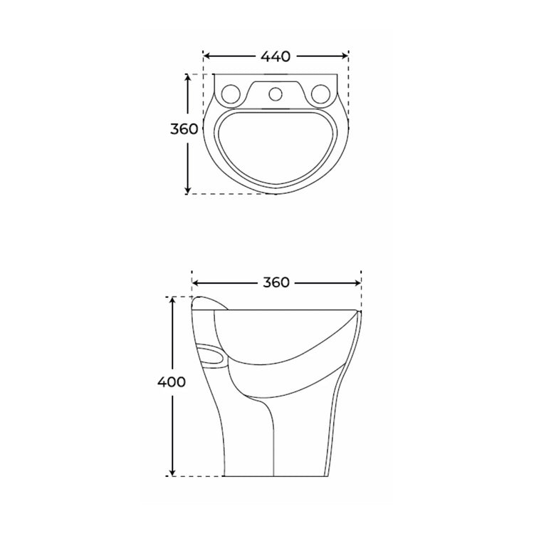 Lavabo mural pour enfants Froggy