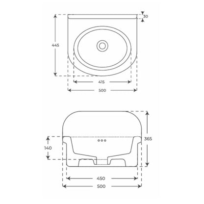 Lavabo Retro suspendu