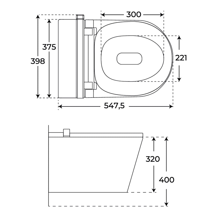 WC Smart suspendu Lyra