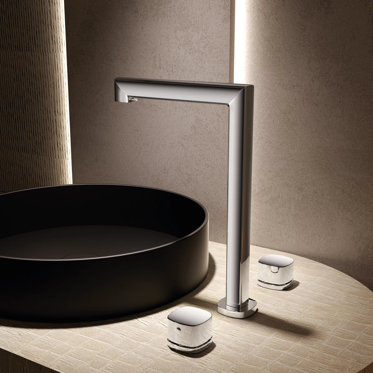Robinet de lavabo bimande Toscana