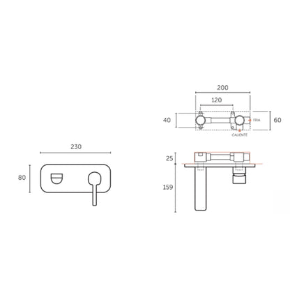 Robinet de salle de bain moderne Combi