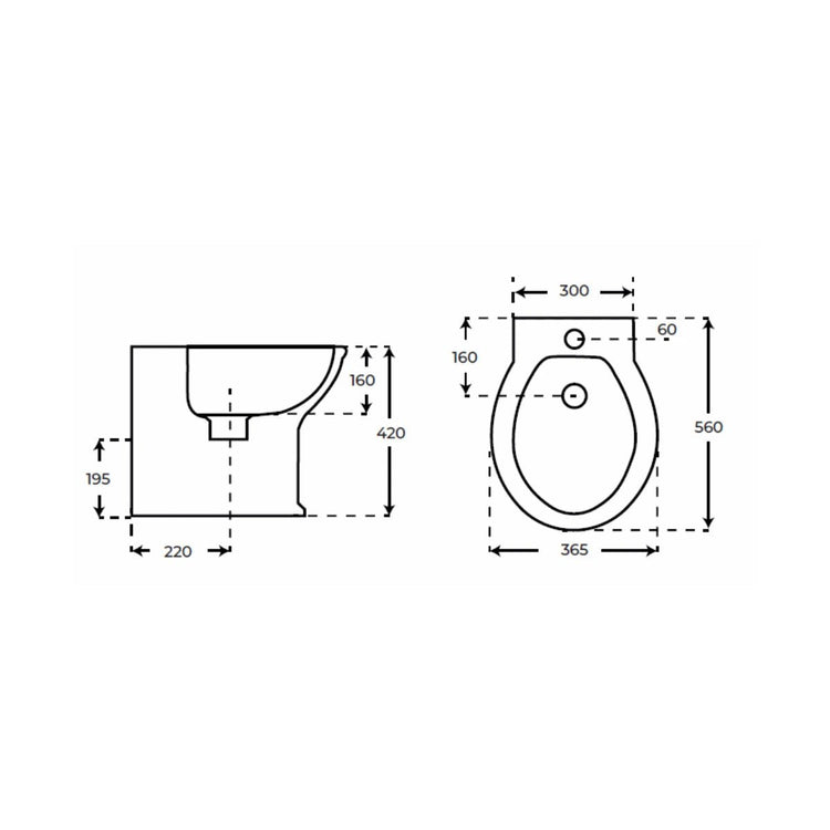 Bidet ancien Olimpia