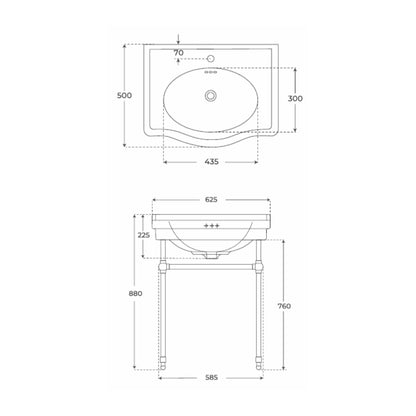 Lave-main vintage Galia