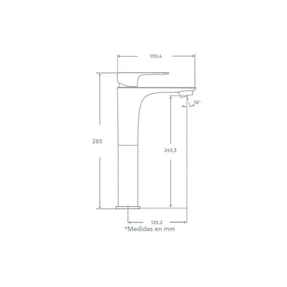 Robinet à bec haut Flat
