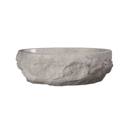 Lavabo en pierre à poser sur plan Galba