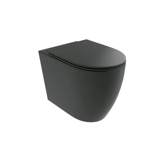 Inodoro compacto negro mate Elba - Thebath