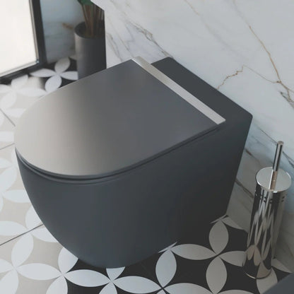 WC compact noir mat Elba