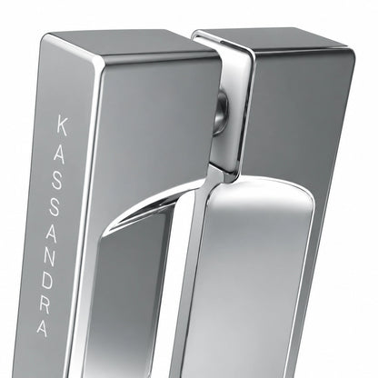 Paroi de douche fixe avec porte coulissante Moka