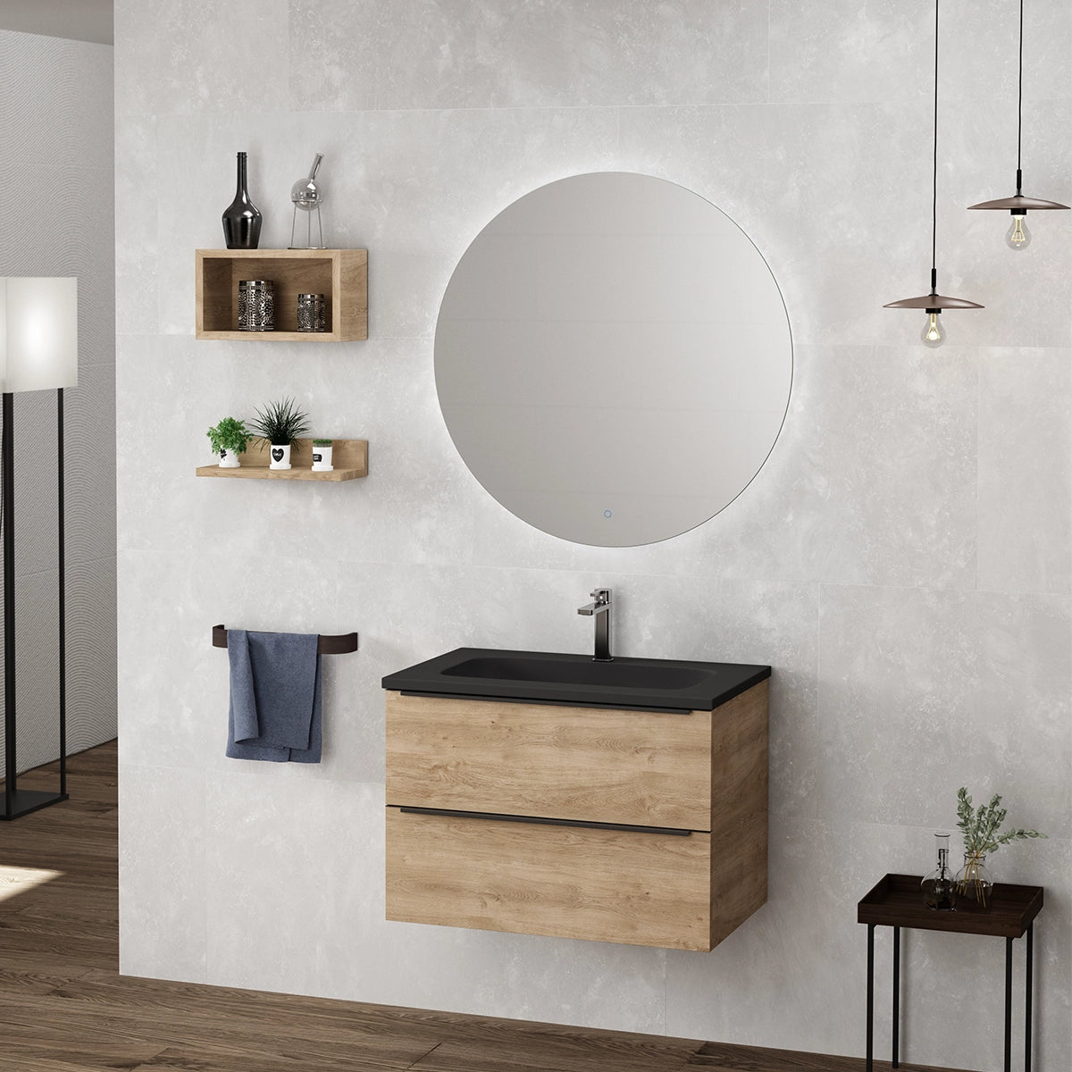 Repise organisatrice de salle de bain Landes