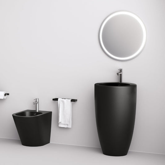 Lavabo negro mate Bolonia - Thebath
