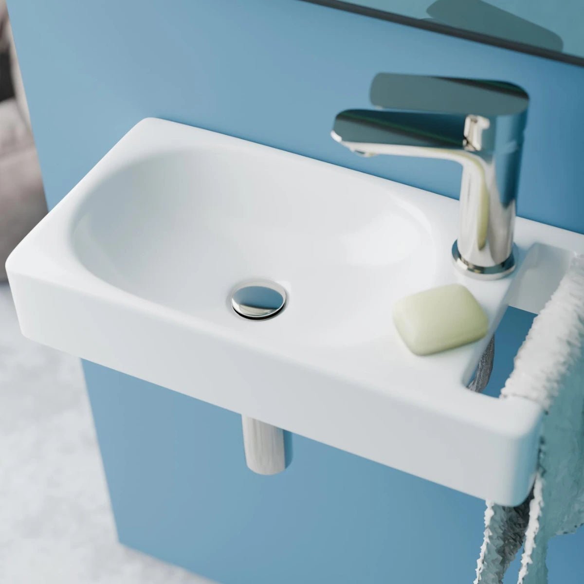 Lavabo à profondeur réduite Miko