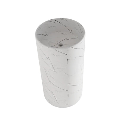 Lavabo effet marbre blanc Líjar