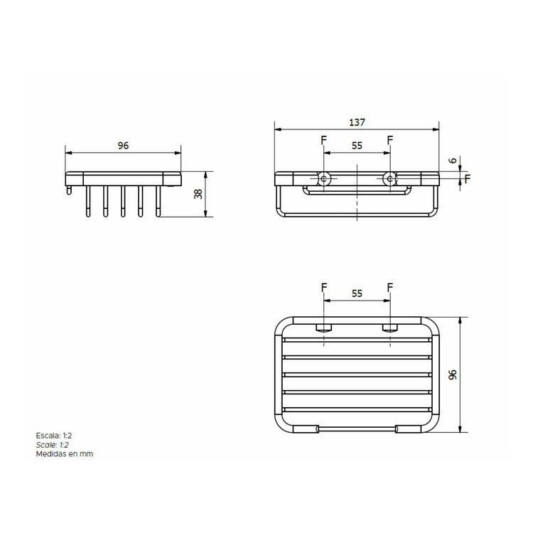 Accessoires de salle de bain blanc mat
