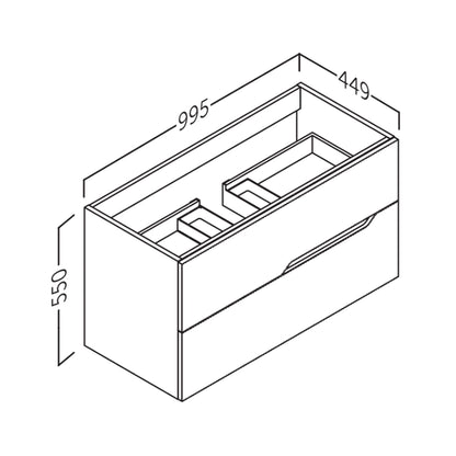 Armoire de salle de bain en Bamboo