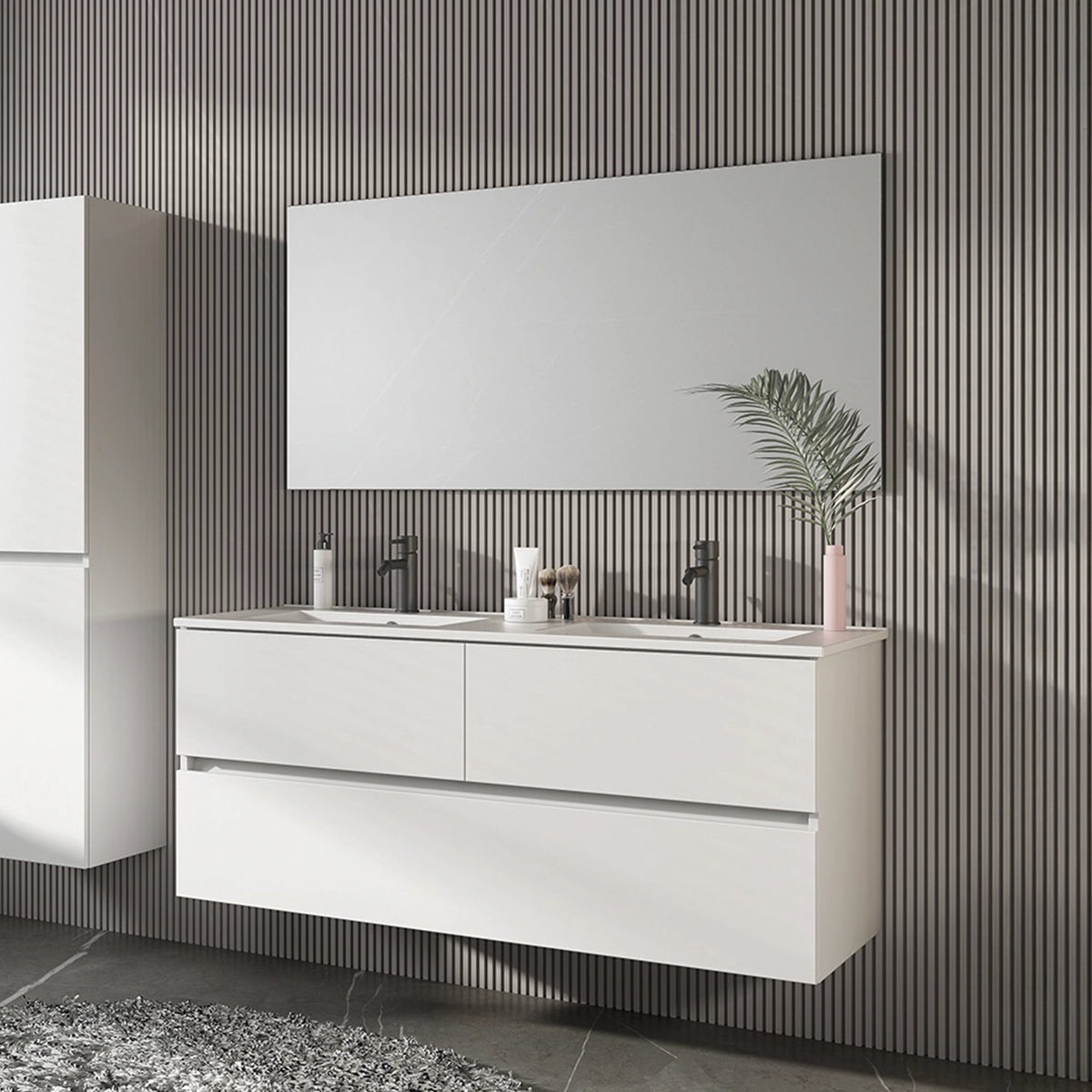 Meuble de lavabo moderne Zahara 