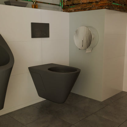 WC suspendu anti-vandalisme noir Neus
