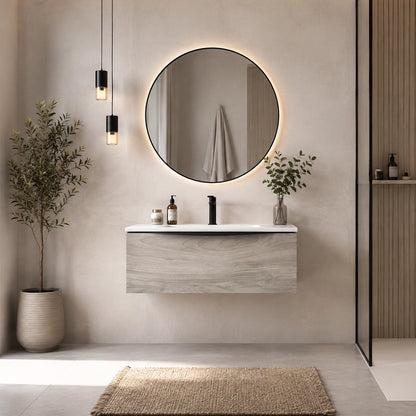 Meuble de salle de bain mural Landes