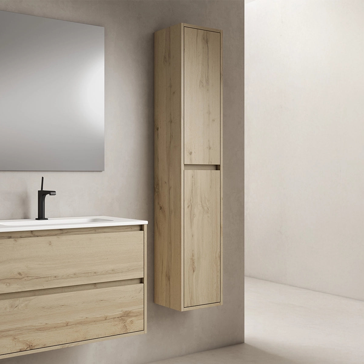 Colonne de salle de bain suspendue moderne Jade