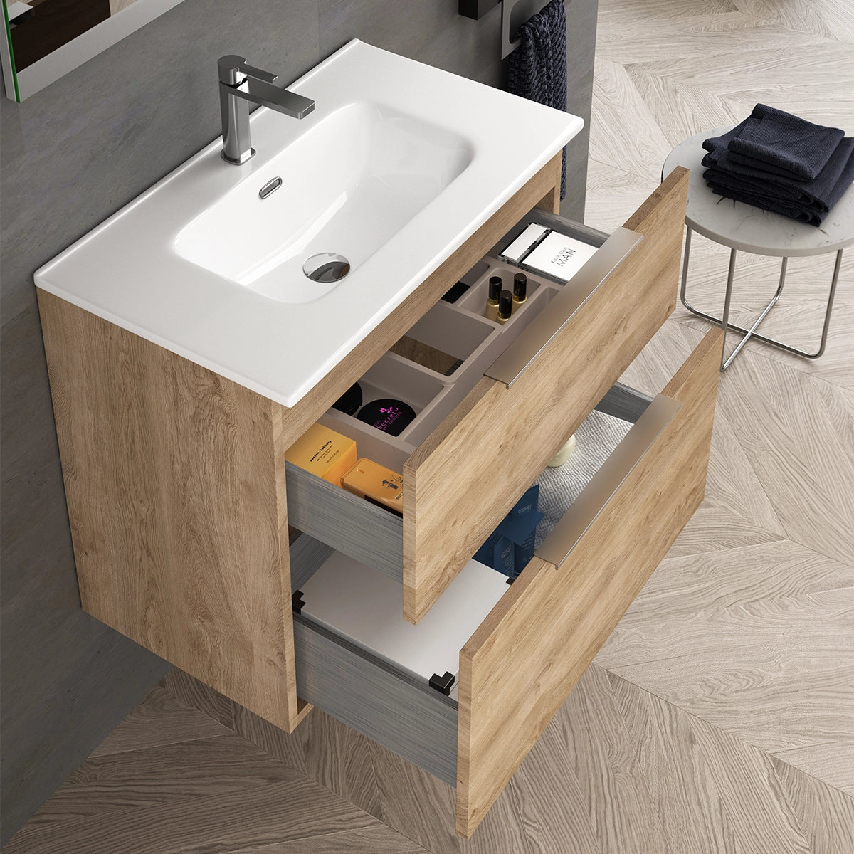 Meuble de salle de bain étroit Comet