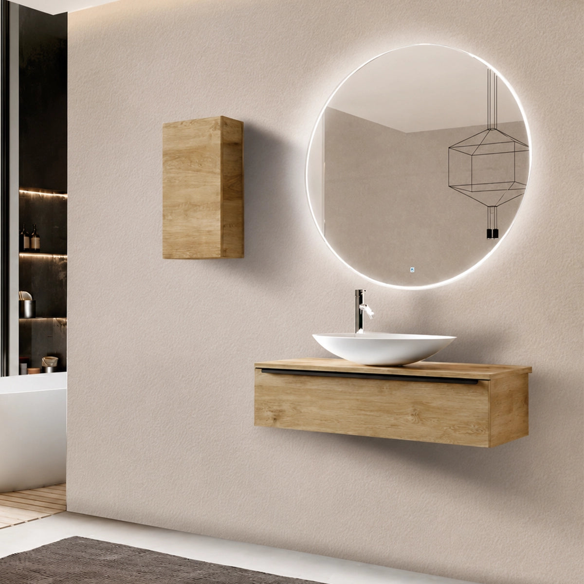 Meuble sous-lavabo de salle de bain Landes