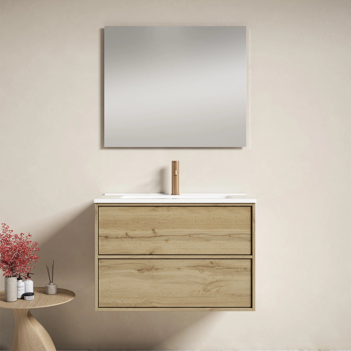 Meuble de salle de bain lavabo Frame top