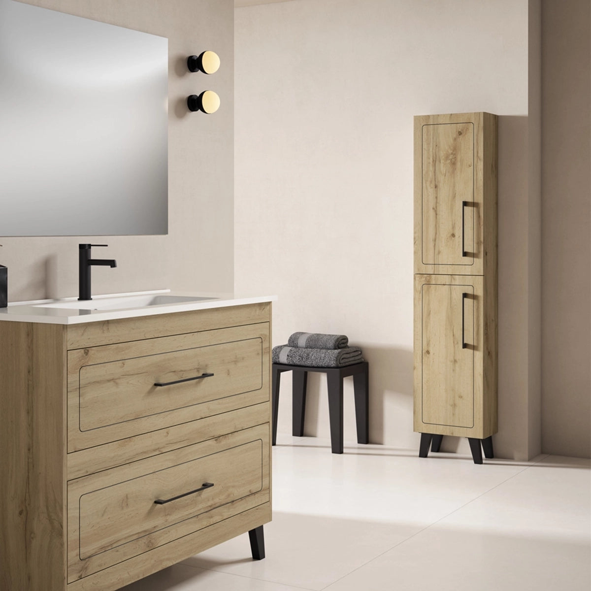 Meuble d'appoint pour salle de bain Vintage top