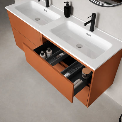 Meuble avec lave-mains de salle de bain Albor