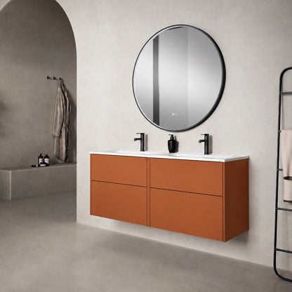 Meuble avec lave-mains de salle de bain Albor