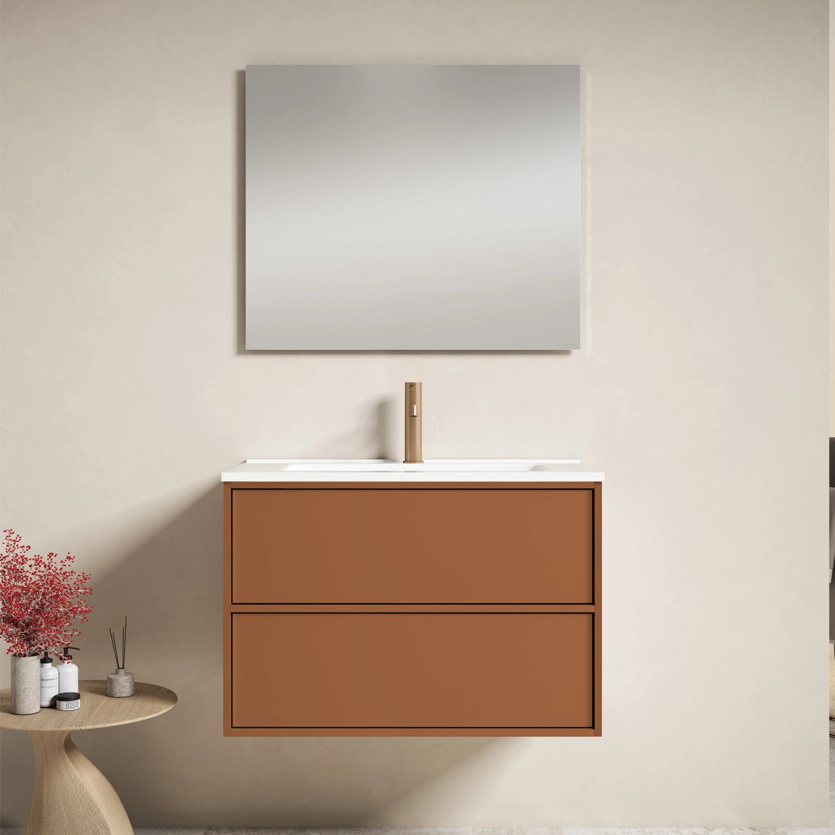 Meuble de salle de bain lavabo Frame top