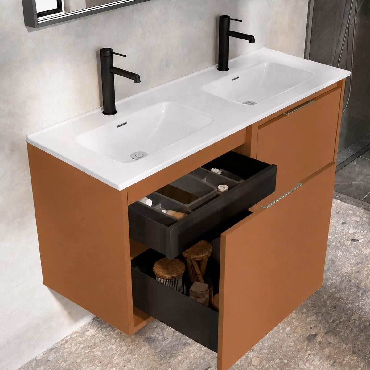 Meuble bain suspendu Atelier