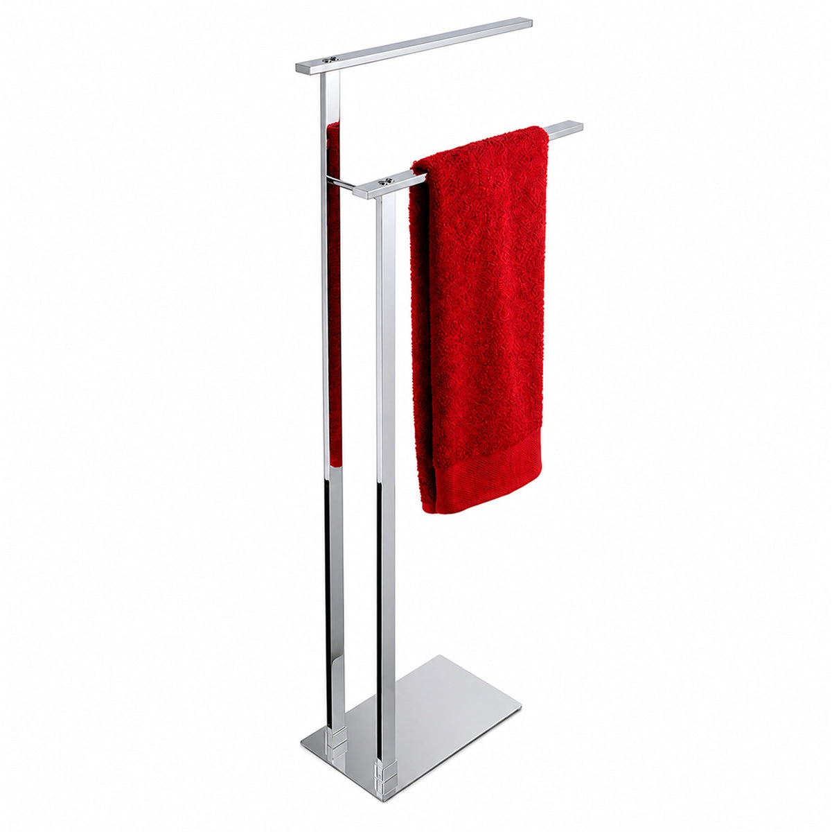 Porte-serviettes sur pied pour salle de bain