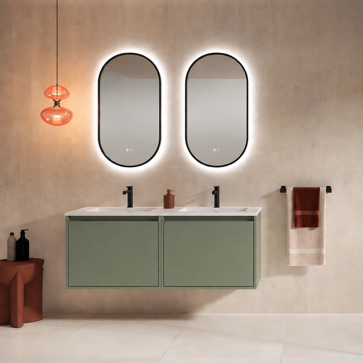 Meuble bain suspendu Atelier