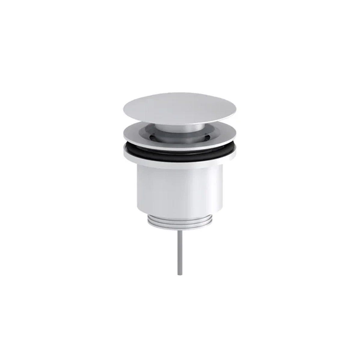 Bonde de lavabo clic-clac blanche