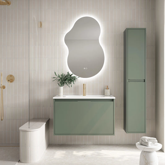 Meuble de salle de bain avec lavabo à poser Atelier