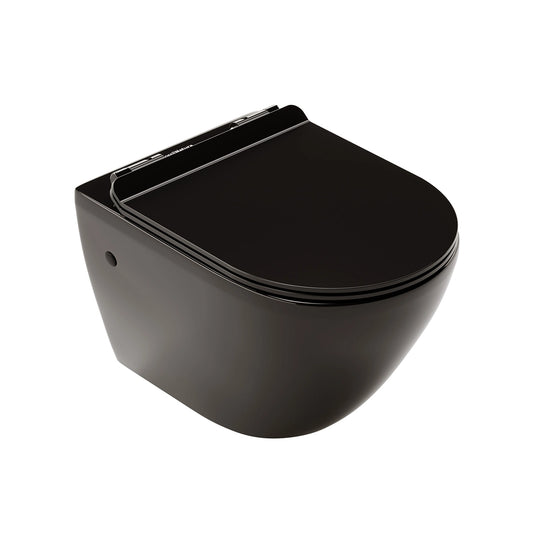 WC suspendue noir brillant Veron