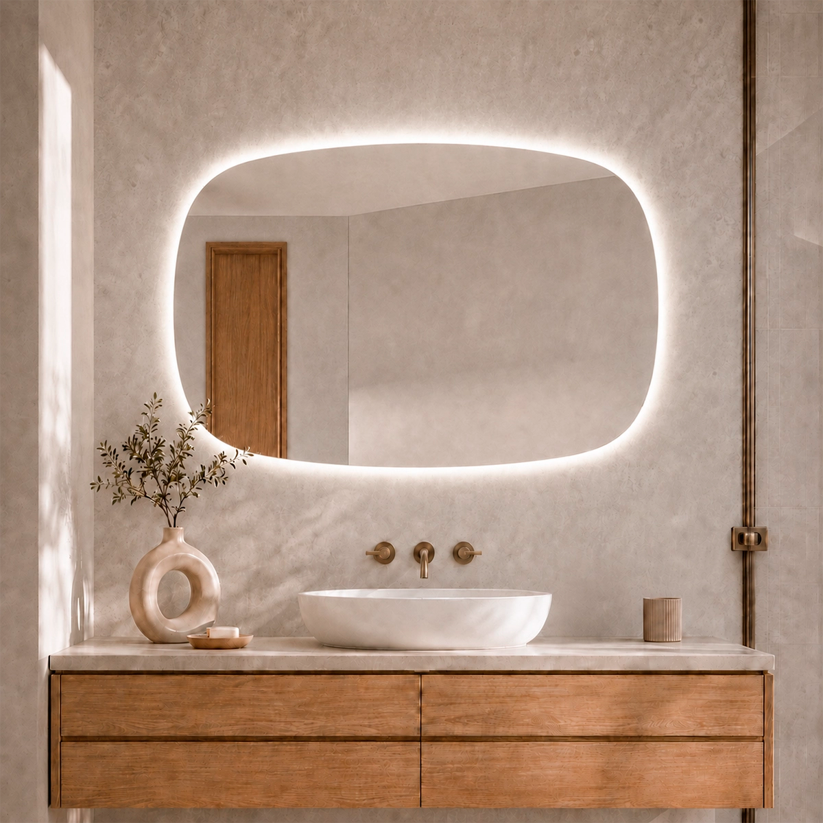 Miroir forme organique Apus