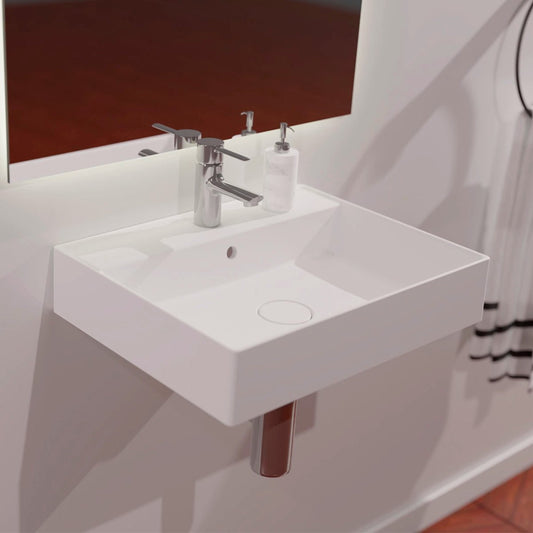 Lavabo à charge minérale Dukan